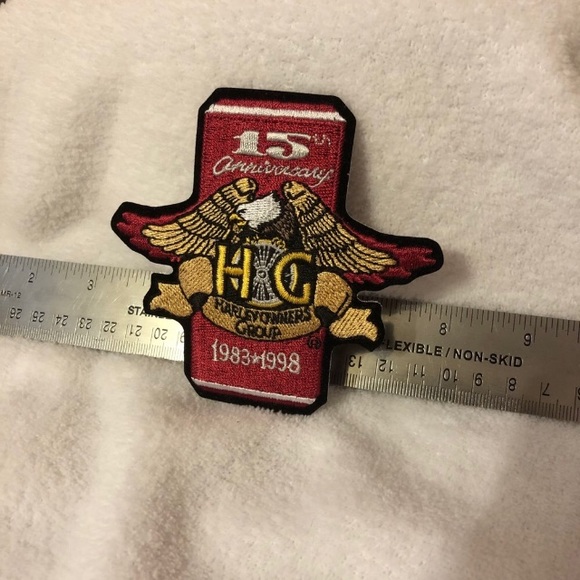 Harley-Davidson HOG 15th anniversary patch biker - Picture 1 of 3